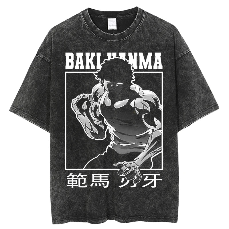 BAKI WHITE & BLACK TEE