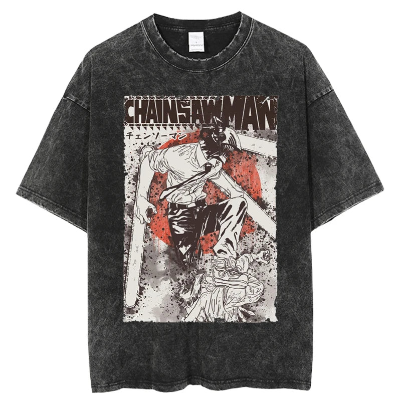 CHAINSAW MAN TEE - (VINTAGE EDITION)