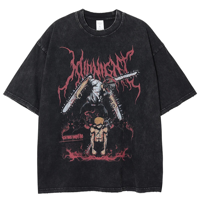 CHAINSAW MAN TEE - (RED)